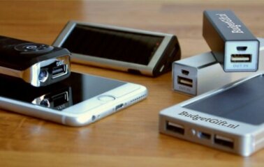 Powerbanks bedrukken bij BudgetGift.nl