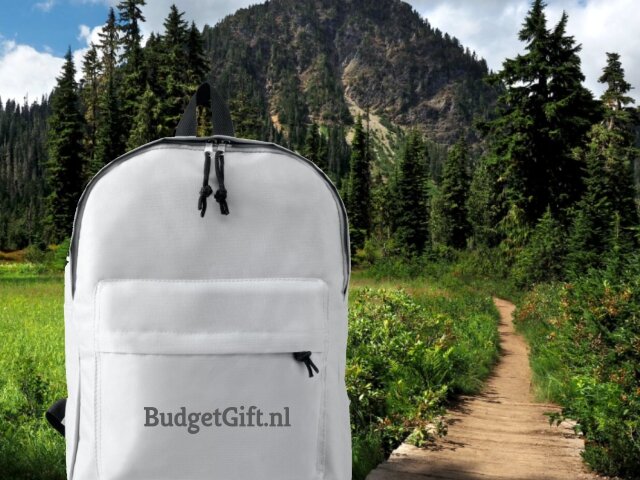 Rugzak bedrukken bij BudgetGift.nl