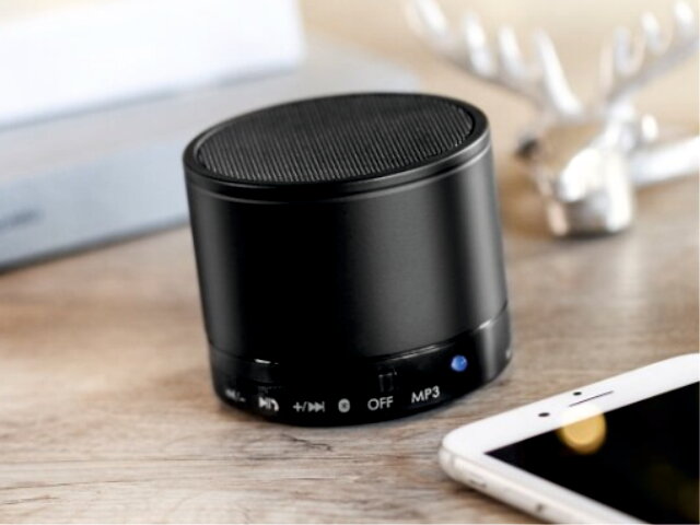 Bluetooth speaker die te bedrukken is met uw logo.