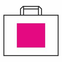 Jute shopper liggend model 240 gr/m2
