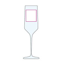 Carre Champagneflute 22 cl.