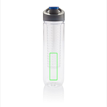 Waterfles 80 cl. met infuser