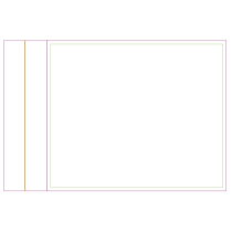 Papieren vlaggetje 21 x 31 cm