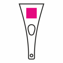 Transparante ijskrabber