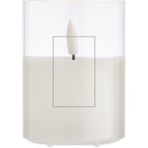 XANDLE+ LED waxkaars in houder