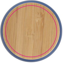 Waterfles glas & bamboe 50 cl.