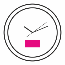 Wandklok met weermeters