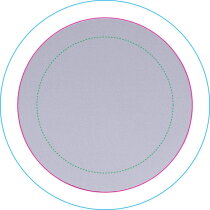 Ronde onderzetter sublimatie