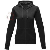 Theron dames hoodie met ritssluiting