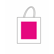 Katoenen draagtas met lange hengsels (38x42cm)