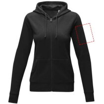 Theron dames hoodie met ritssluiting