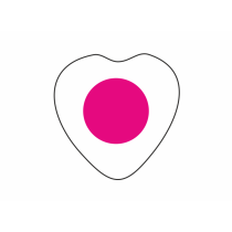 Hartvormige ballon 300 cm