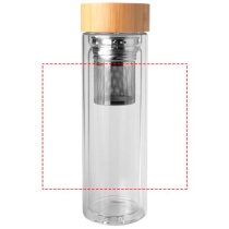 Bailey 400 ml infuusfles van borsilicaatglas met bamboe deksel
