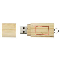 Bamboe USB 2.0 met sleutelring