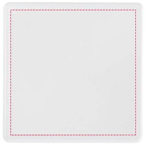Ellison vierkante kunststof onderzetter met papieren inlay