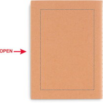 MINI PAPER BOOK A6 schrift met karton omslag