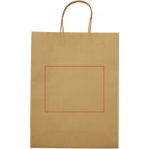 Papieren tas groot Eco look