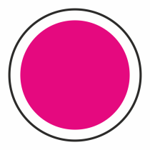 Kleine glazen potje met ca. 40 gr. choco carletties