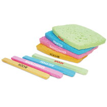 Spons in meerdere kleuren