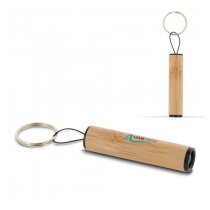 Zaklamp sleutelhanger bamboe