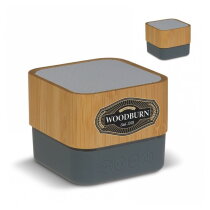 Speaker bamboe vierkant 3W