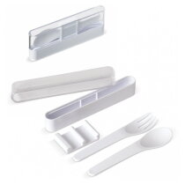 Lunchbestek in opbergbox