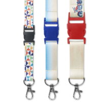 Sublimatie lanyard met afneembare clip