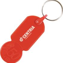 Sleutelhanger winkelwagenmunt