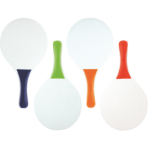 Beach tennisset in net