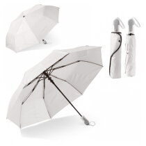 Opvouwbare 21&rdquo; paraplu auto open (alleen wit)
