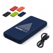 Powerbank Elite rubberised 8.000mAh
