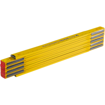 Duimstok 2 meter van hout geijkt volgens EG ijknorm klasse 11