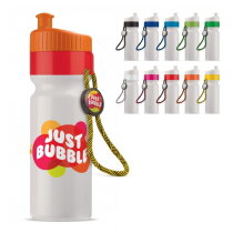 Sportfles met rand en koord 750ml
