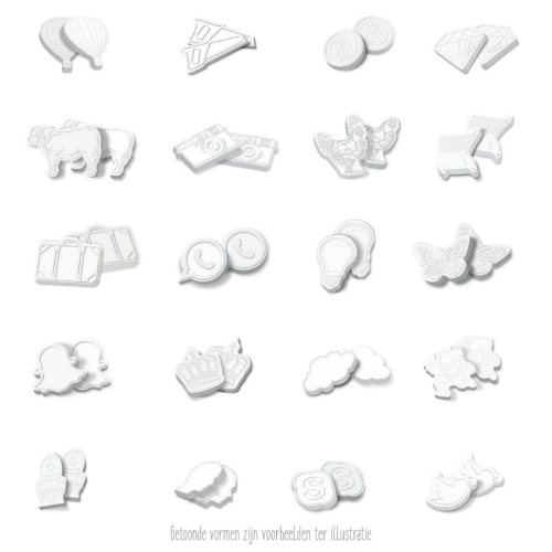 Mini scharnierblikje vorm mints