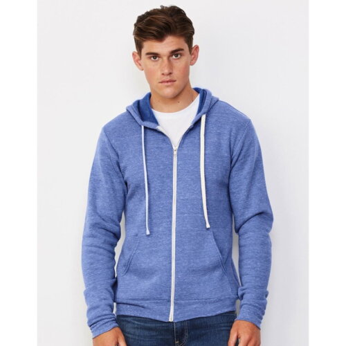 Unisex Triblend Full Zip Hoodie