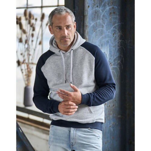 Two-Tone Hooded Sweatshirt