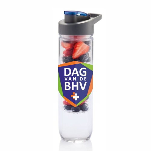 Waterfles 80 cl. met infuser
