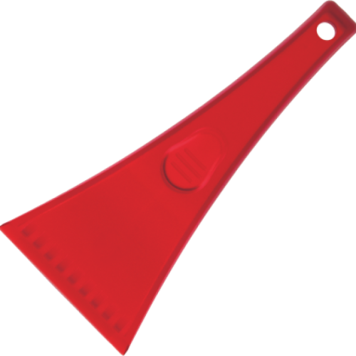 Transparante ijskrabber