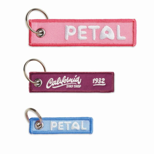 Sleutelhanger met geborduurd label