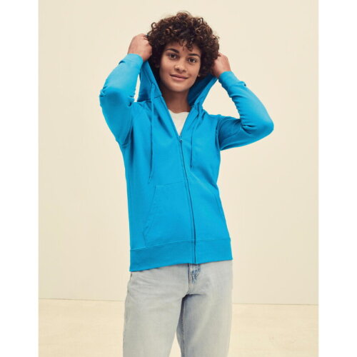 Lightweight Hooded Sweat Jacket Lady-Fit