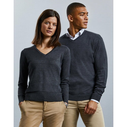Ladies’ V-Neck Knitted Pullover