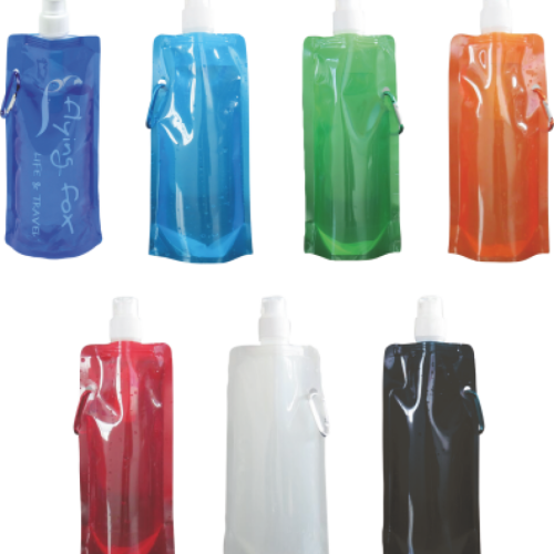 Waterzak met karabijn haak 500 ml leeg