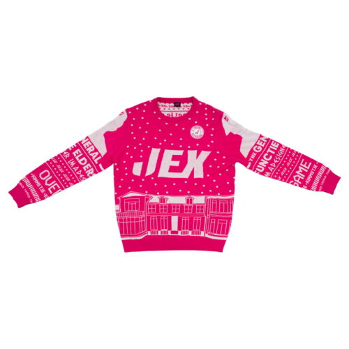 Custom kersttrui van gerecycled polyester