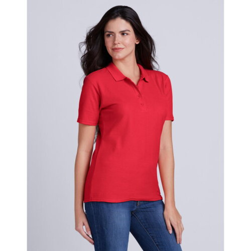 Softstyle&reg; Ladies Double Pique Polo