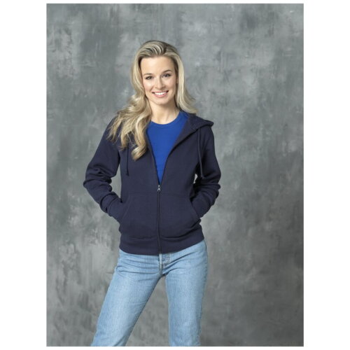 Theron dames hoodie met ritssluiting