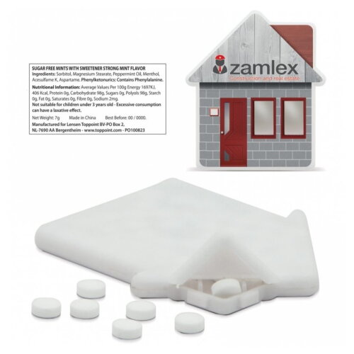 Pepermuntdoosje huis