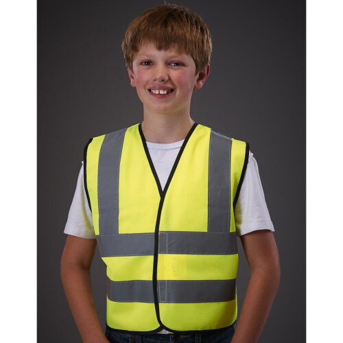 Kids Hi-Vis 2 Band + Brace Waistcoat