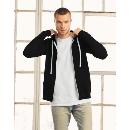 Unisex Triblend Full Zip Hoodie