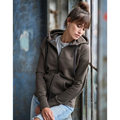 Ladies Hooded Zip Sweat
