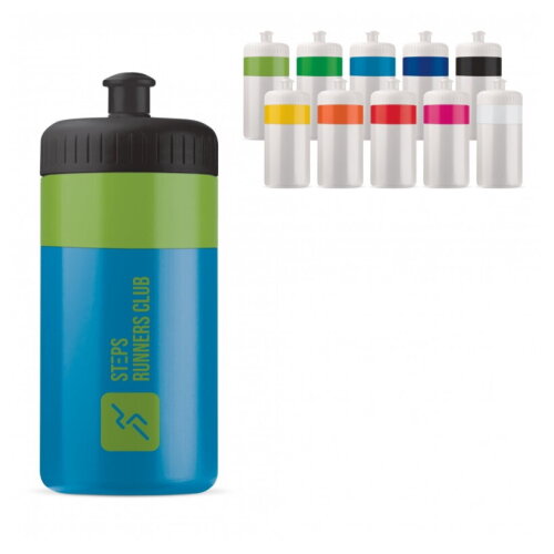 Sportfles met rand 500ml